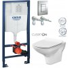 Grohe Rapid SL pre závesné WC 38528SET s chrómovou doskou + WC CERSANIT CLEANON CARINA + SEDADLO 38772001 CA3 Grohe Rapid SL pre závesné WC 38528SET s chrómovou doskou + WC CERSANIT CLEANON CARINA + SEDADLO 38772001 CA3