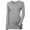 Progress ORIGINAL dámské triko LS BAMBUS šedý melír M; Šedá triko Progress ORIGINAL dámské triko LS BAMBUS šedý melír M; Šedá triko