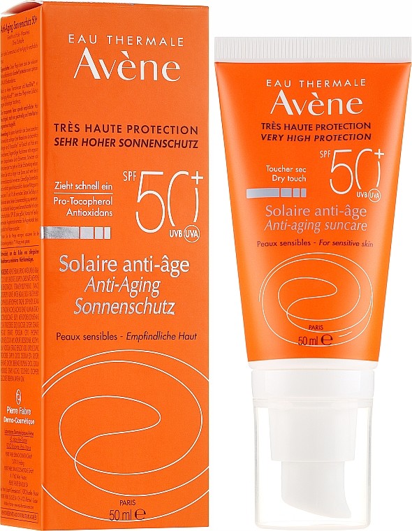 Avène Anti-age krém slnečný anti-age veľmi vysoká ochrana SPF50+ 50 ml