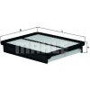 KNECHT Vzduchový filter LX2956 KNECHT Vzduchový filter LX2956