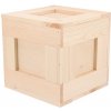 ČistéDrevo Drevený box 20 x 20 cm ČistéDrevo Drevený box 20 x 20 cm