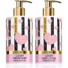 Vivian Gray Love Bomb mlieko na ruky 250 ml + krémové tekuté mydlo 250 ml kozmetická sada Vivian Gray Love Bomb mlieko na ruky 250 ml + krémové tekuté mydlo 250 ml kozmetická sada