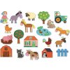 VILAC Drevené magnetky Farma 20 ks VILAC Drevené magnetky Farma 20 ks