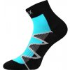 Voxx Monsa športové ponožky 3 páry čierna/tyrkys
