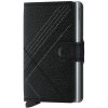 Luxusná kožená peňaženka SECRID Miniwallet Stitch Linea Black čierna s ozdobným prešívaním Luxusná kožená peňaženka SECRID Miniwallet Stitch Linea Black čierna s ozdobným prešívaním