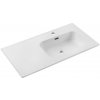 ArtCom Keramické umývadlo GO2 90 P | biely lesk 90 cm ArtCom Keramické umývadlo GO2 90 P | biely lesk 90 cm