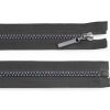 Dúhový kostený zips No 5 dĺžka 50 cm - 1 ks 311 šedá Dúhový kostený zips No 5 dĺžka 50 cm - 1 ks 311 šedá