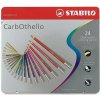 Pastely STABILO CarbOthello, súprava 24 ks v kovovom puzdre Pastely STABILO CarbOthello, súprava 24 ks v kovovom puzdre