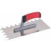 Hladítko Profi 280x130mm půlkulaté zuby 16mm nerez gumová ručka FESTA Hladítko Profi 280x130mm půlkulaté zuby 16mm nerez gumová ručka FESTA
