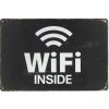 Ceduľa RETRO WiFi INSIDE 30x20 (Plechová ceduľa) Ceduľa RETRO WiFi INSIDE 30x20 (Plechová ceduľa)