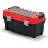 PROSPERPLAST Kufor na náradie s kov. držadlom a zámky EVO červený 548 x 274 x 286 mm (krabičky) PROSPERPLAST Kufor na náradie s kov. držadlom a zámky EVO červený 548 x 274 x 286 mm (krabičky)