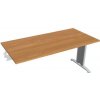 Hobis Rokovací stôl Flex, 160x75,5x80 cm, jelša/kov Hobis Rokovací stôl Flex, 160x75,5x80 cm, jelša/kov