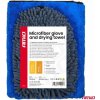 AMIO Rukavica a utierka na sušenie z mikrovlákna 94/800gsm 20x26/60x90xcm AMIO Rukavica a utierka na sušenie z mikrovlákna 94/800gsm 20x26/60x90xcm