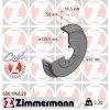 ZIMMERMANN Brzdový bubon ZIMMERMANN 600.1968.20
