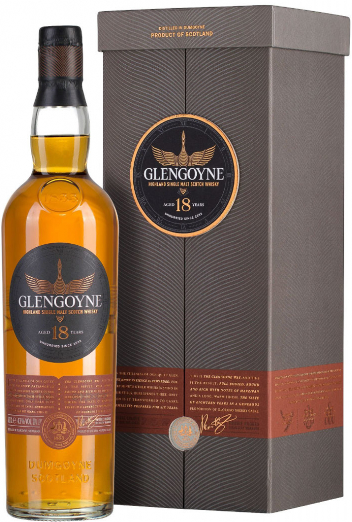 Glengoyne 18y 43% 0,7 l (kazeta)