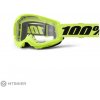 100% STRATA 2 okuliare, Neon Yellow/Clear Lens 100% STRATA 2 okuliare, Neon Yellow/Clear Lens