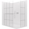 CERANO - Sprchová zástena Walk-in Crystal TL/P - 8 mm - bezvzperový systém + polička/držiak na uteráky - chróm, industriálne sklo - 120x120x200 cm CERANO - Sprchová zástena Walk-in Crystal TL/P - 8 mm - bezvzperový systém + polička/držiak na uteráky - chróm, industriálne sklo - 120x120x200 cm