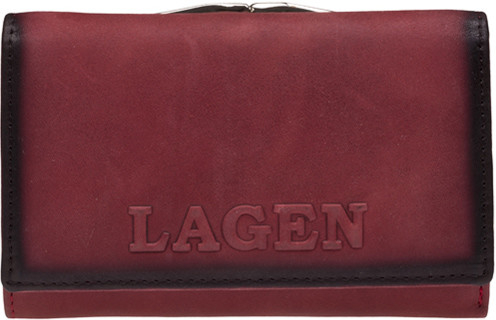 Lagen dámska peňaženka kožená V TPD 36 červená