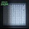 Vianočná led svetelná mikro záclona vonkajšia - záves - 400led - 2x2m studená biela Vianočná led svetelná mikro záclona vonkajšia - záves - 400led - 2x2m studená biela