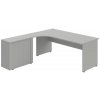 OFFICE PRO s.r.o. HOBIS kancelársky stôl pracovný, zostava pravá - GE 1800 HR P, sivá OFFICE PRO s.r.o. HOBIS kancelársky stôl pracovný, zostava pravá - GE 1800 HR P, sivá