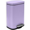 Spirella pedálový odpadkový koš Akira, matný fialový, ocel, 5 l (10,22615) Spirella pedálový odpadkový koš Akira, matný fialový, ocel, 5 l (10,22615)