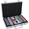 R8 Poker sada s kvalitnými žetónmi v praktickom hliníkovom kufríku 200ks R8 Poker sada s kvalitnými žetónmi v praktickom hliníkovom kufríku 200ks