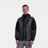 Northfinder pánska hybridná outdoorová vesta Primaloft ZAYNA greyblack