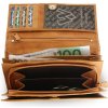 Dámska kožená listová peňaženka Arwel 7120 - svetlo hnedá