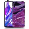 Picasee silikónový prehľadný obal pre Honor 9X Pro - Purple glitter Picasee silikónový prehľadný obal pre Honor 9X Pro - Purple glitter