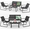 Zostava záhradného nábytku plast Jumi čierna 4 ks Zostava záhradného nábytku plast Jumi čierna 4 ks