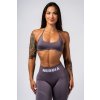 Nebbia Bezšvová lift-up športová podprsenka FLOW SEAMLESS 495 - dark grey - XS Nebbia Bezšvová lift-up športová podprsenka FLOW SEAMLESS 495 - dark grey - XS