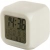 Svietiaci budík chameleon s LED RGB, hodiny a teplomer Svietiaci budík chameleon s LED RGB, hodiny a teplomer