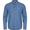 Tommy Jeans Košele s dlhým rukávom RGLR FIT SHIRT MID BLUE Modrá Tommy Jeans Košele s dlhým rukávom RGLR FIT SHIRT MID BLUE Modrá