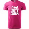 Swimming is in my DNA - Klasické pánske tričko vyššej gramáže - 3XL ( Purpurová ) Swimming is in my DNA - Klasické pánske tričko vyššej gramáže - 3XL ( Purpurová )