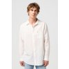 Wrangler pánska košeľa long sleeve one pocket shirt IN worn white 112352281 biela