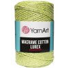 Špagát Macrame Cotton Lurex Svetlo zelená 726 Špagát Macrame Cotton Lurex Svetlo zelená 726
