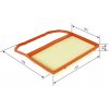 Vzduchový filter BOSCH F 026 400 285 (F026400285) Vzduchový filter BOSCH F 026 400 285 (F026400285)