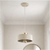 | Brilagi - Luster na lanku SPRING 1xE27/60W/230V pr. 20 cm béžová/zlatá | 76-001B | Brilagi - Luster na lanku SPRING 1xE27/60W/230V pr. 20 cm béžová/zlatá | 76-001B