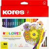 Pastelky KORES KOLORES Mandalas pre antistresové omaľovánky 50 farieb (93350) Pastelky KORES KOLORES Mandalas pre antistresové omaľovánky 50 farieb (93350)