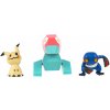 Figurky Pokémon Battle Mimikyu, Porygon and Croagunk Figurky Pokémon Battle Mimikyu, Porygon and Croagunk