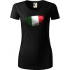 Talianska vlajka ohryzaná - Dámske tričko z organickej bavlny Origin (GOTS) - S ( Čierna ) Talianska vlajka ohryzaná - Dámske tričko z organickej bavlny Origin (GOTS) - S ( Čierna )