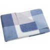 Bellatex dětská přikrývka Korall micro, Kostka modrá - 100x150 cm Bellatex dětská přikrývka Korall micro, Kostka modrá - 100x150 cm