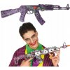 Umelá ZBRAŇ SAMOPAL fialový JOKER na HALLOWEEN 62cm Umelá ZBRAŇ SAMOPAL fialový JOKER na HALLOWEEN 62cm