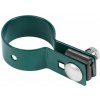 Objímka na okrúhly stĺpik 48 mm, koncová, zelená, Zn+PVC, RAL6005 Objímka na okrúhly stĺpik 48 mm, koncová, zelená, Zn+PVC, RAL6005