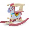 Drevený hojdací koník s operadlom Milly Mally Lucky 12 ružový Drevený hojdací koník s operadlom Milly Mally Lucky 12 ružový