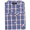 Pyžamo Luiz Charles modro-tyrkys kocka veľkosť 56 Pyžamo Luiz Charles modro-tyrkys kocka veľkosť 56