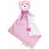 Chicco medvěd s dekou 47x40 maxi doudou růžový