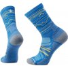 Smartwool HIKE LC MOUNTAIN RANGE PATTERN CREW lagúna blue
