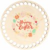 Natana veko na háčkovanie Happy Easter veniec 15cm Natana veko na háčkovanie Happy Easter veniec 15cm