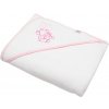 Detská froté osuška s výšivkou a kapuckou New Baby 100x100 biela sloník Detská froté osuška s výšivkou a kapuckou New Baby 100x100 biela sloník